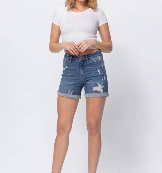 Judy Blue - Dandelion Cuffed Shorts