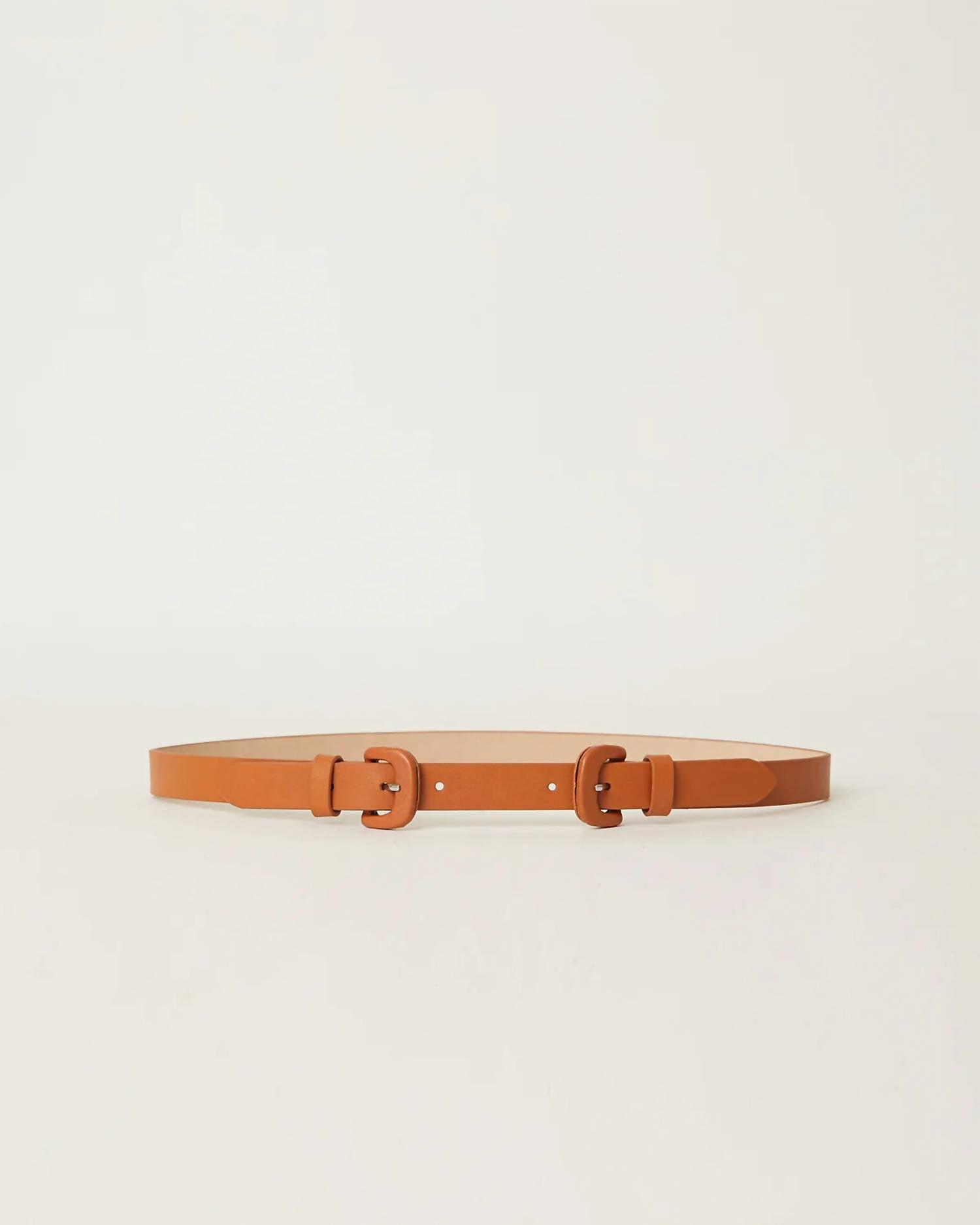 B-LOW THE BELT Women's Ollie Double Belt in coffee - women's accessory