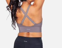 Handful Game Time Bra in magnetic gray - women's intimate - view 4