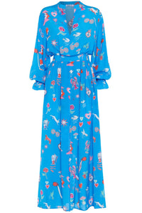 Paolita - White Rabbit Silk Mary Jane Dress