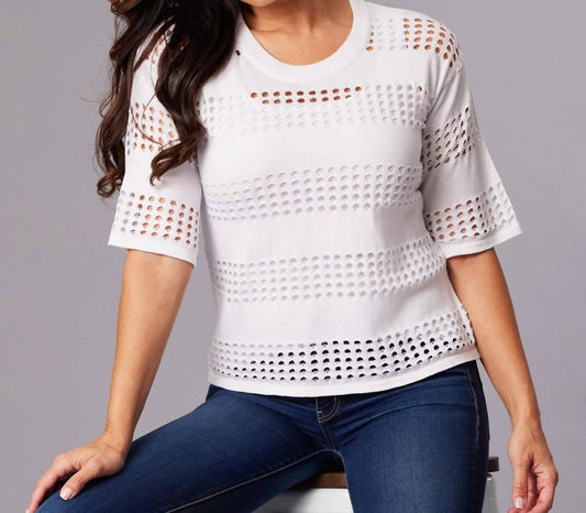 Keren Hart - Crochet Sleeve Top