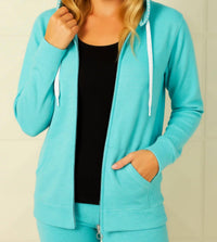 French Kyss - Detail Zip Up Hoodie