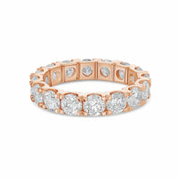 Diana M Jewels - Women's Round Lab-Grown Diamond Eternity Band (1.00 Ct) - Delicate