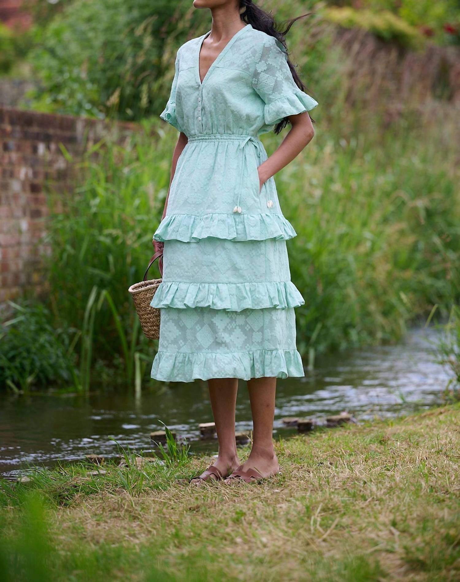 Neve & Noor - Celine Cotton Lace Dress