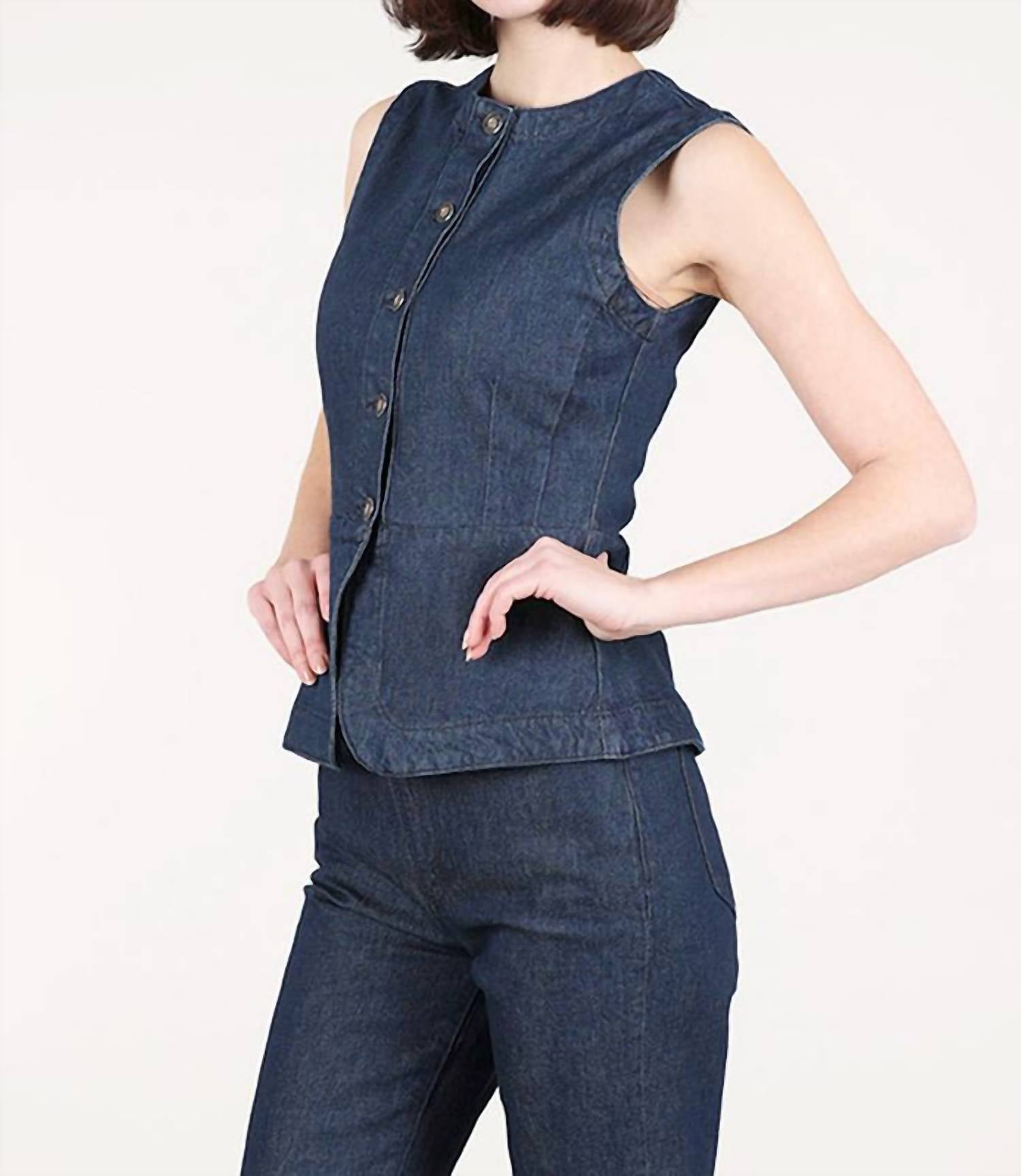 Favorite Daughter Clocking In Top in top in pepper - women's jacket - detail view