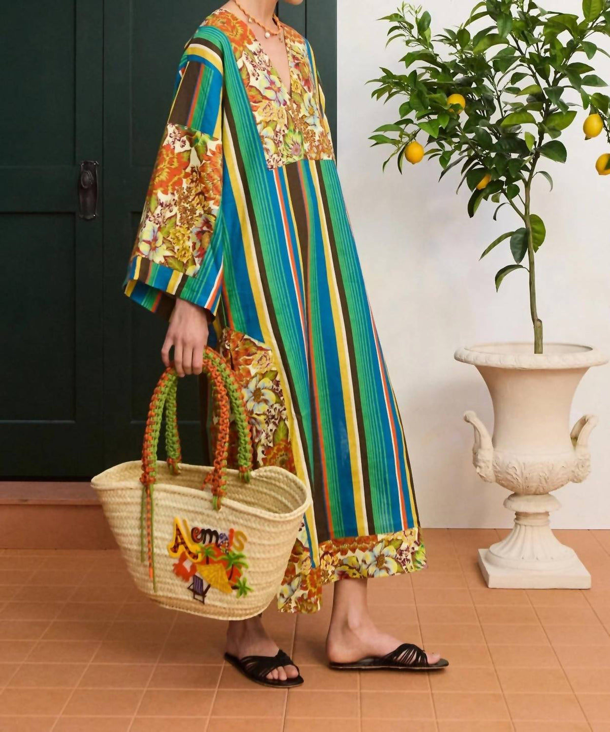 Alemais - Charlie Midi Kaftan Dress