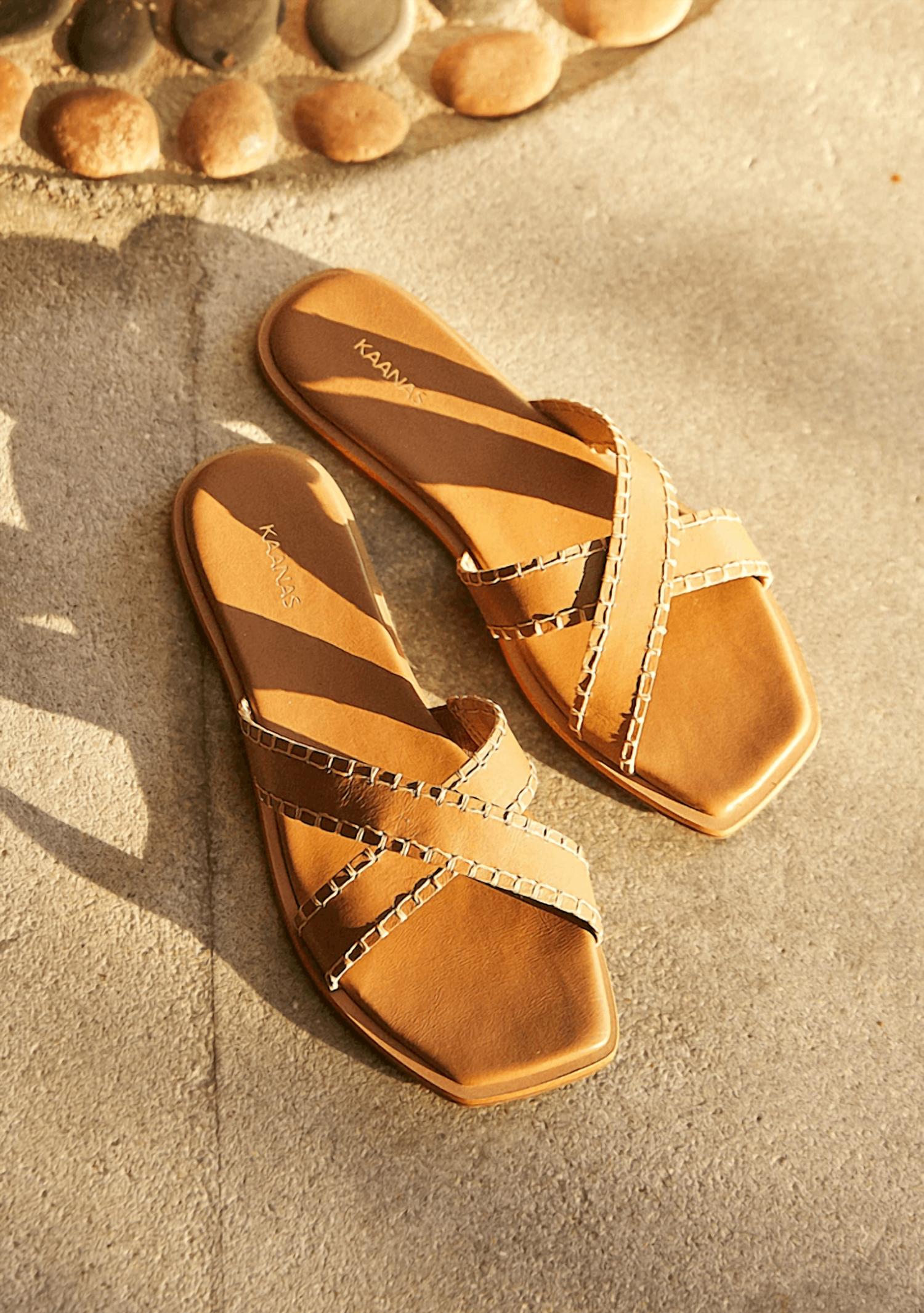 Kaanas - Women's Larimar Crosscross Sandal