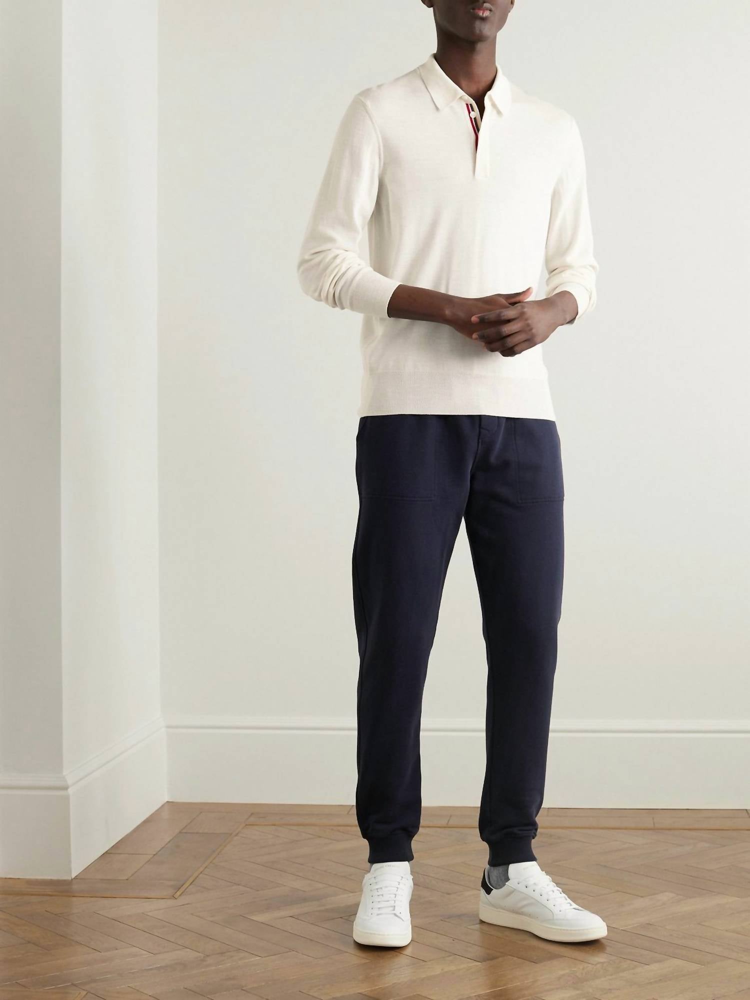Orlebar Brown - Ebro Stripe Merino Polo Shirt