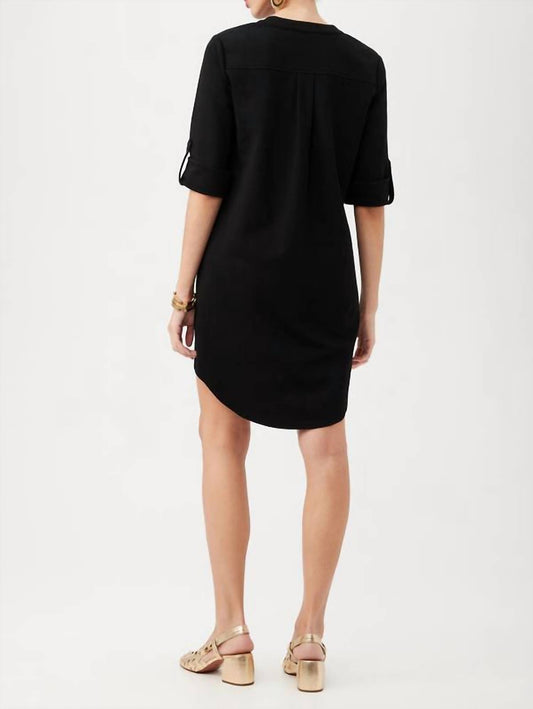 Trina Turk - Kaiko 3/4 Sleeve Half Zip Dress