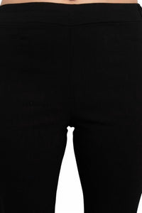 Hope & Harlow - Mid Waist Side Button Millennium Ankle Pant