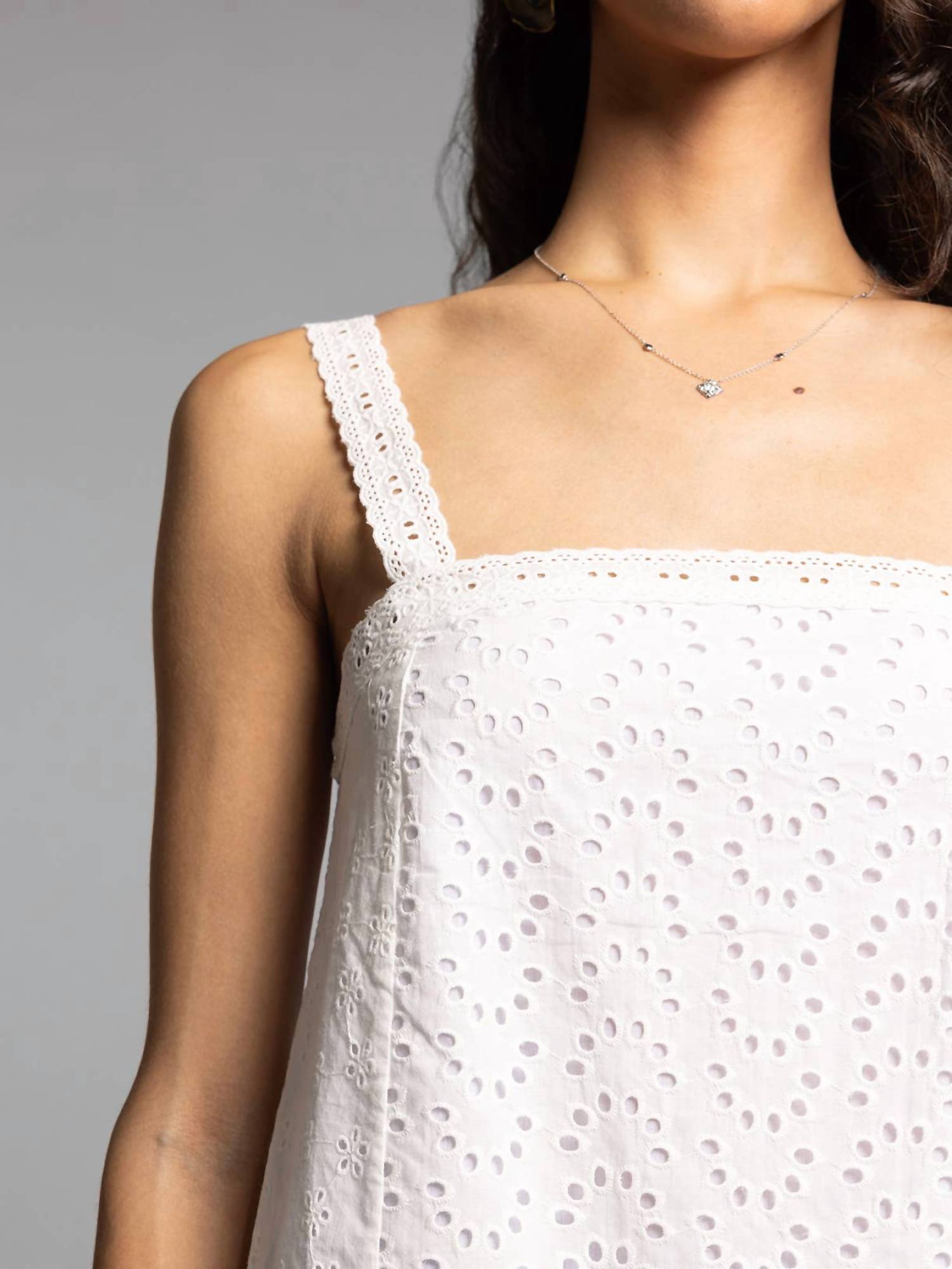 Weekend Los Angeles - Alani Eyelet Tank Top