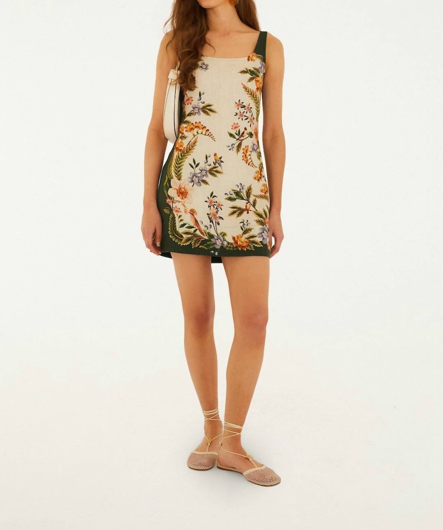 Farm Rio - Square Neck Mini Dress