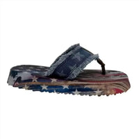 Very G - Women's United Stars And Stripes Flip Flop Sandal