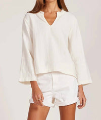Bobi - Bell Sleeve Shell Top