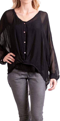 Gigi Moda - Ryana Long Sleeve Blouse