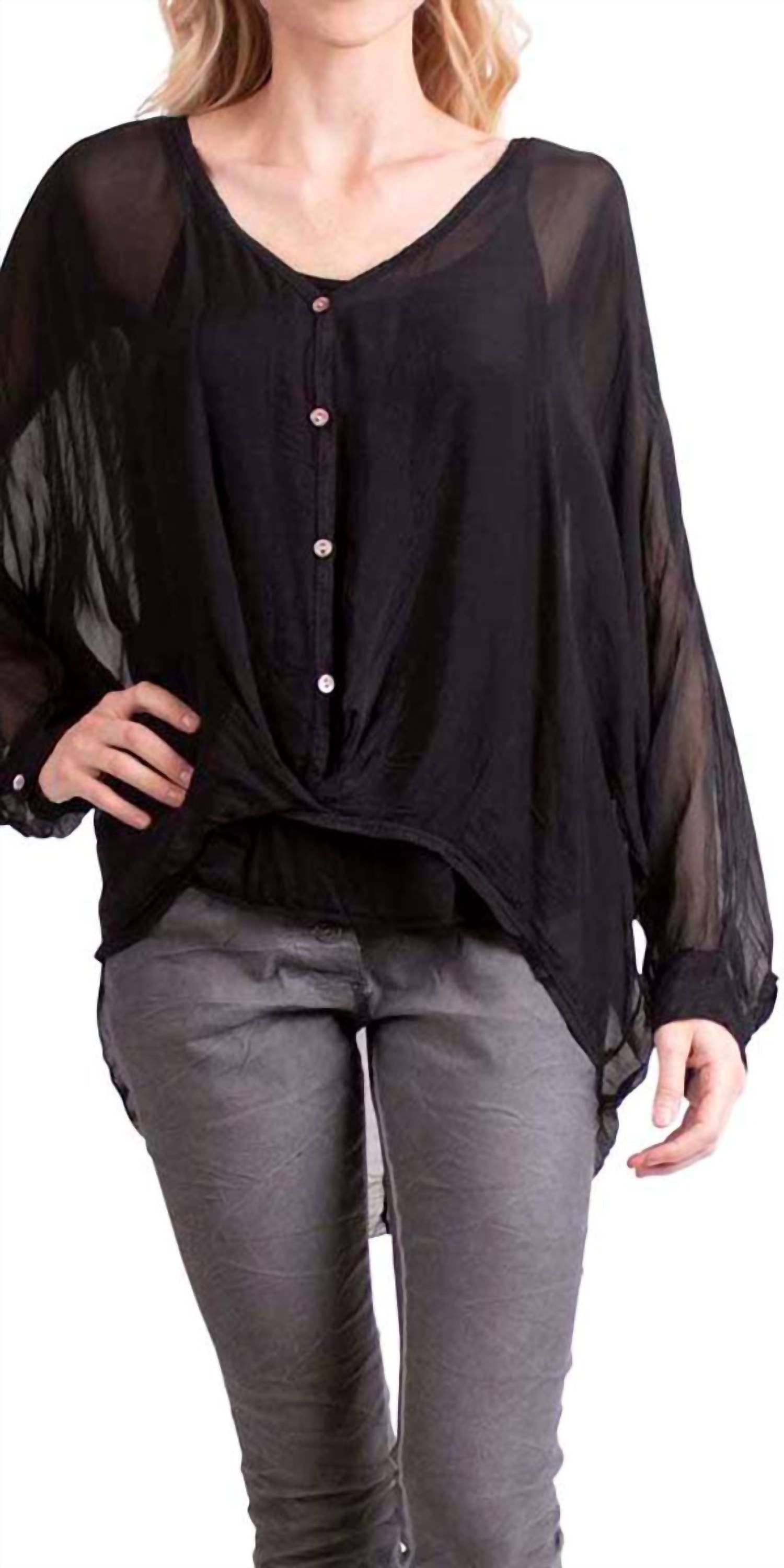 Gigi Moda - Ryana Long Sleeve Blouse