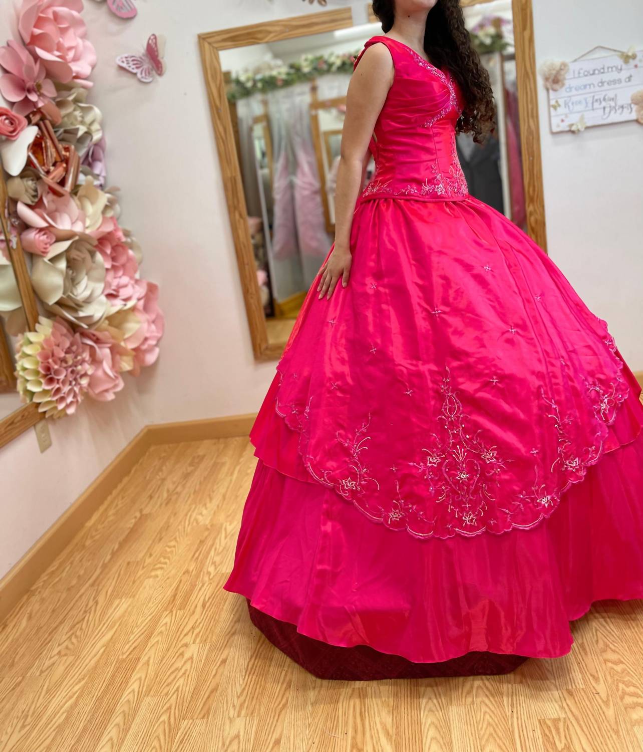 Mary'S Bridal - Youth Girls Quinceañera V Neck Dress