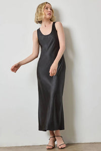 Lilla P - Satin Bias Maxi Dress