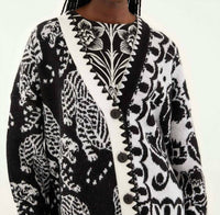 Farm Rio - Oversize V-neck Knit Cardigan
