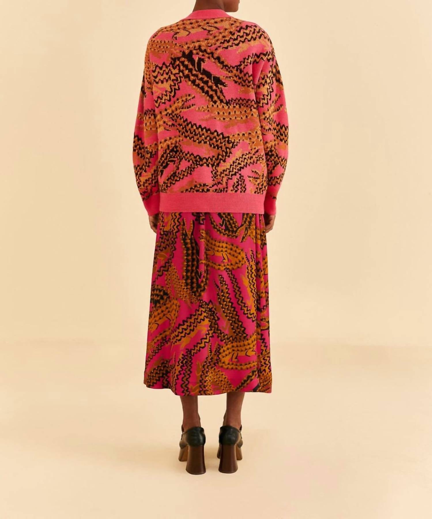 Farm Rio - Midi Skirt