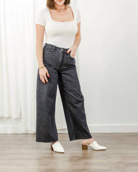 Hidden - Crop Wide Leg Jeans