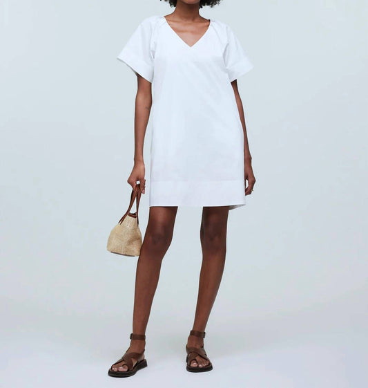 Madewell - V-neck Mini Shirtdress