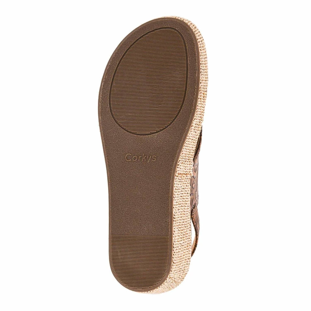 Corkys Footwear - Women's Volta Ii Embossed Floral Wedge Sandal