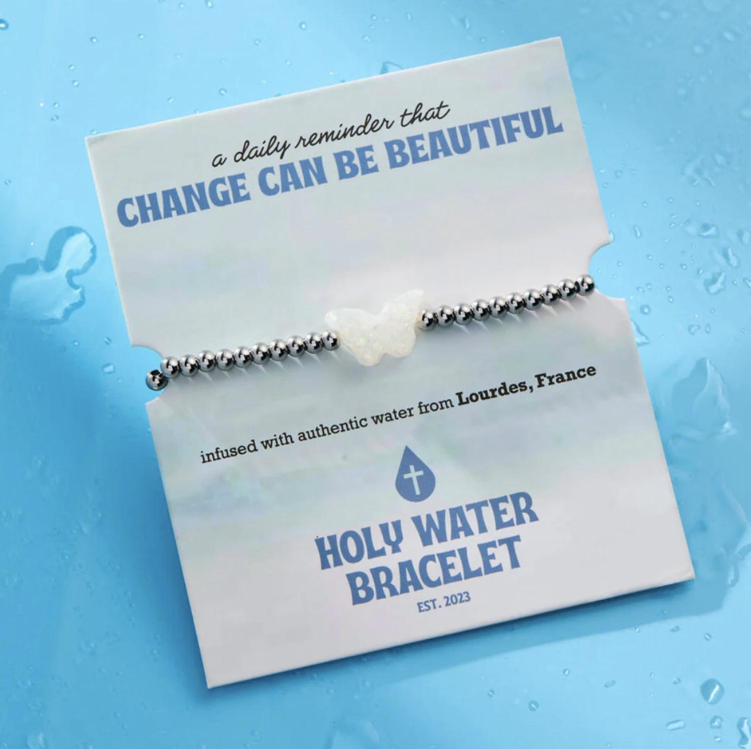 Holy Water Bracelet - Women's Butterfly Bracelet