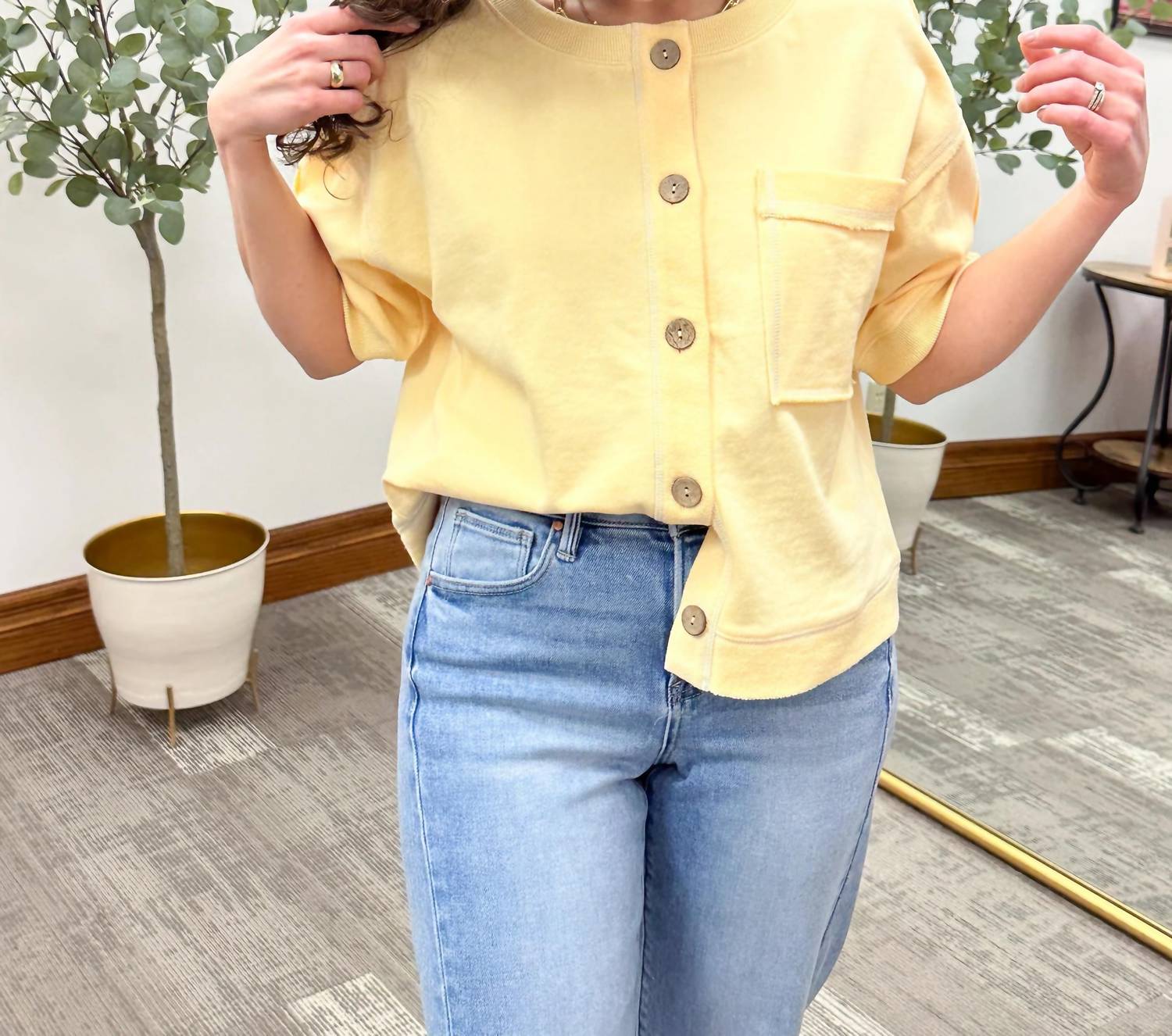 Hem & Thread - Short Sleeve Sweatshirt