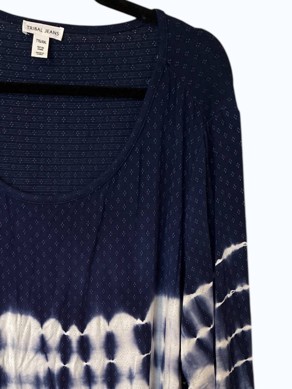 Tribal - Women's 3/4 Sleeve Boatneck Top