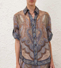 Zimmermann - Wanderlust Short Sleeve Shirt