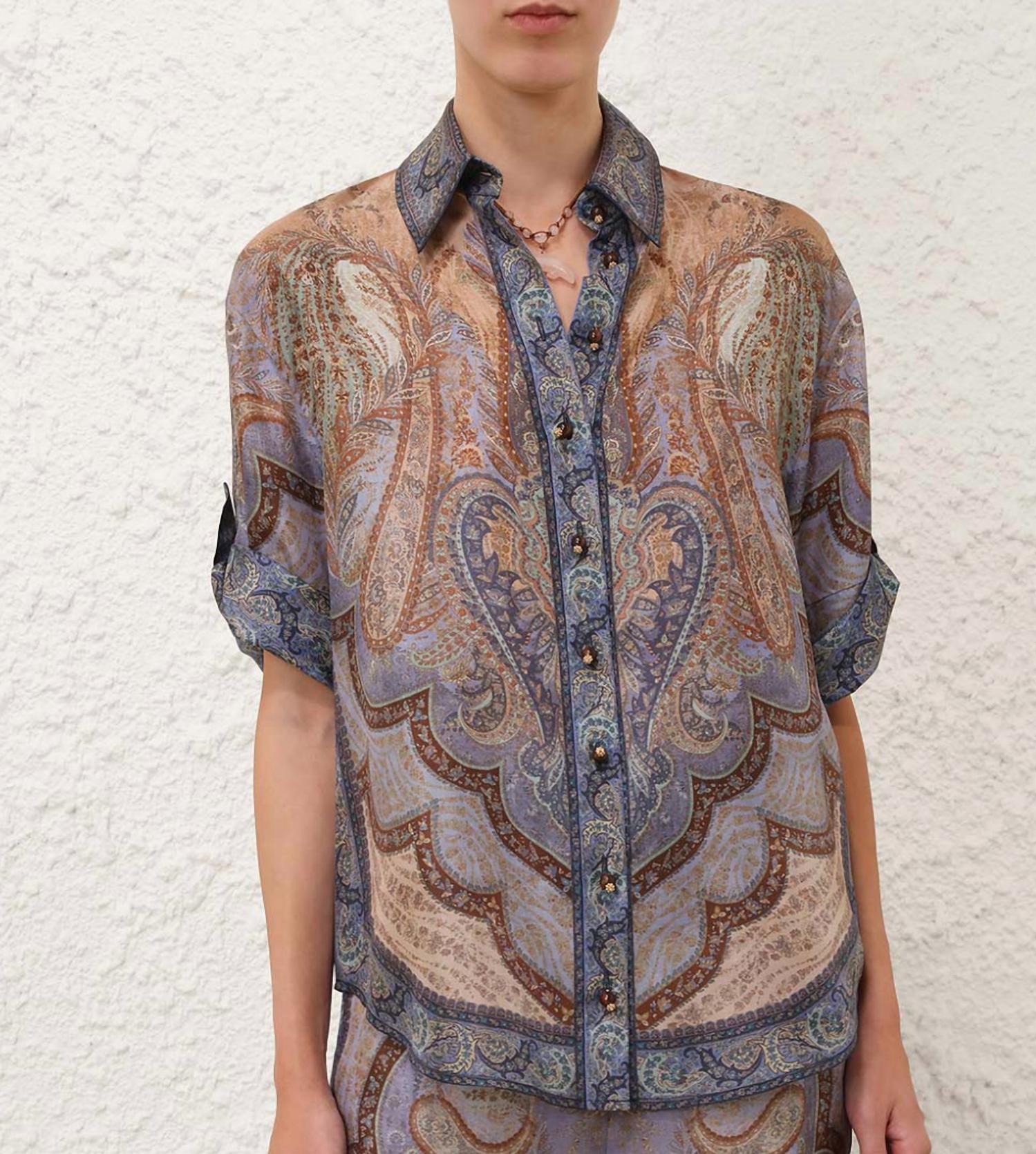 Zimmermann - Wanderlust Short Sleeve Shirt