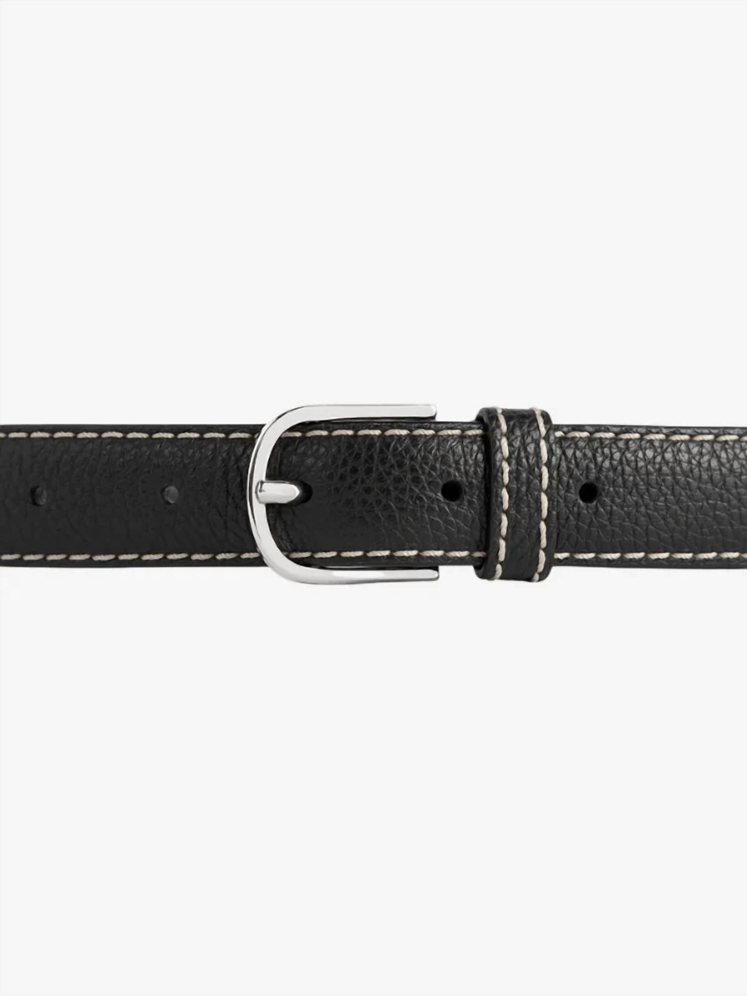 Toteme - Women's Slim Grained Leather Belt