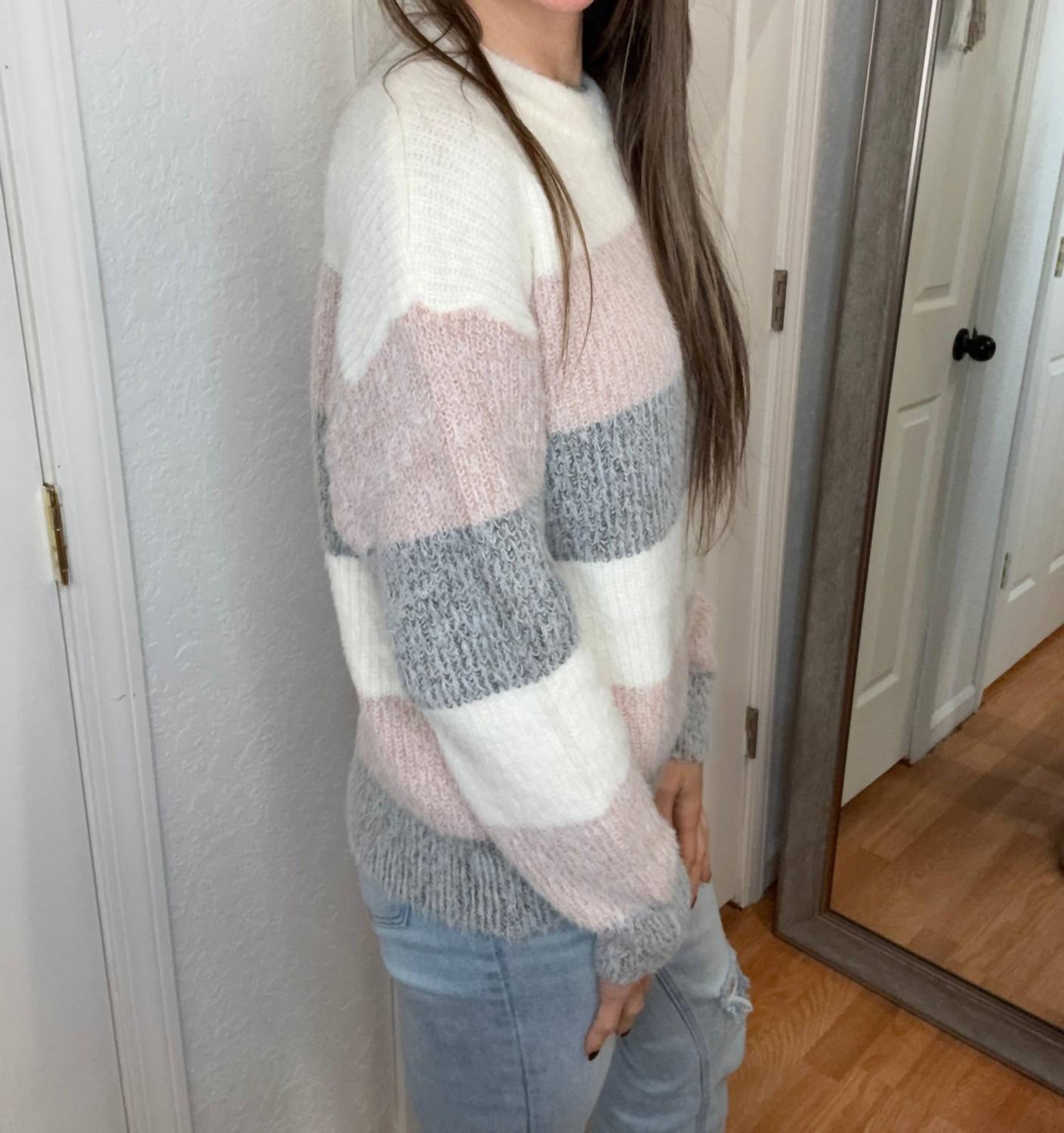 Michelle Mae - Carrie Cozy Block Sweater