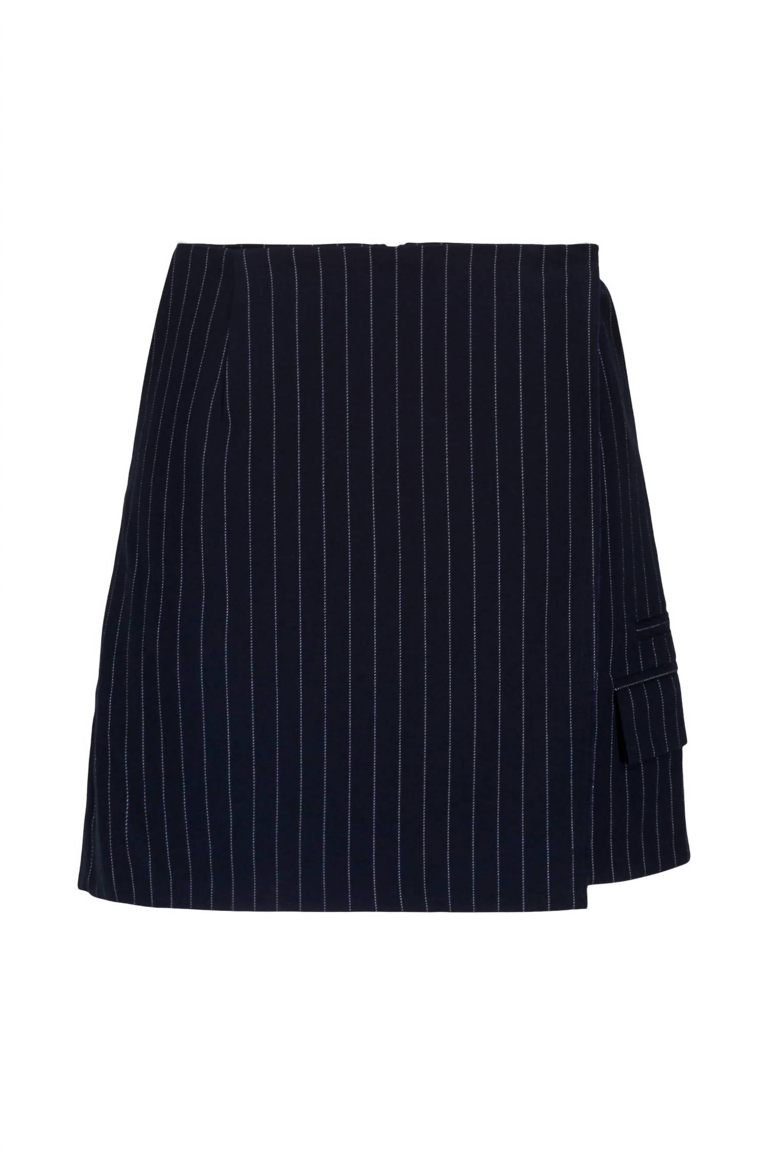 Saemdi - Pinstripe Skirt