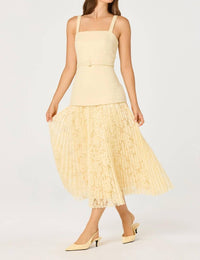 Astr - Tweed Midi Dress