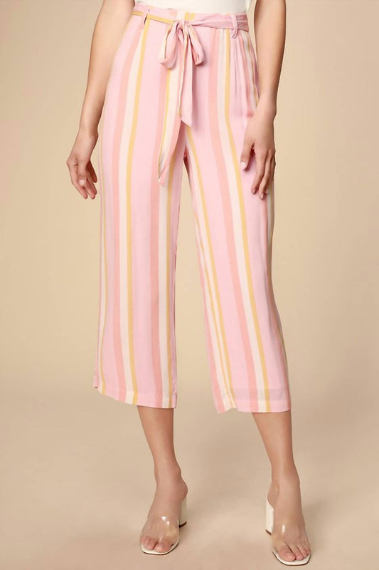 ORANGE CREAMSICLE GAUZE PANT