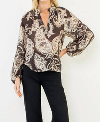 Thml - Silky Paisley Top