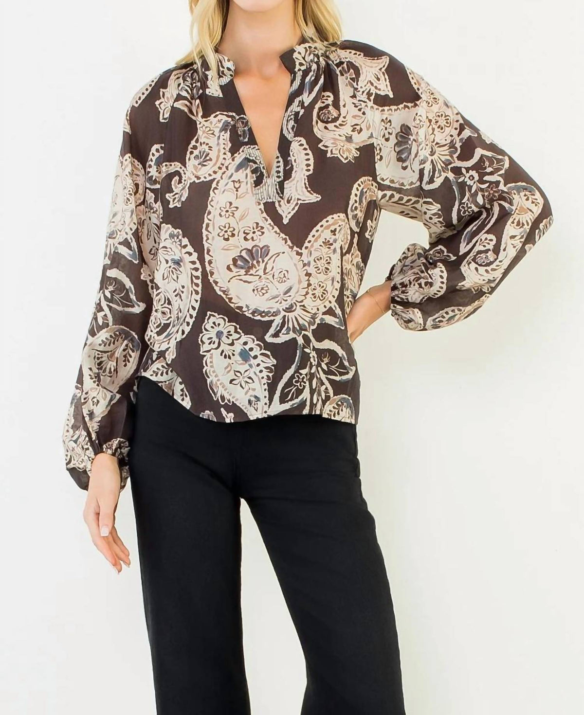 Thml - Silky Paisley Top