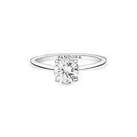 Pandora - Women's Sparkling Solitaire Ring