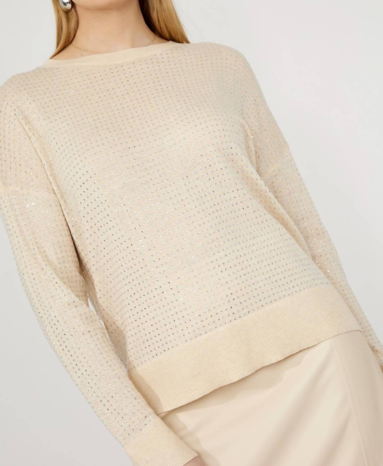 Frank Lyman - Bling Embellished Casual Pullover
