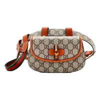 Gucci Women's Supreme Bamboo 1947 Mini Belt Bag in beige monogram canvas - women's bag - alternate view