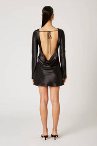 Nia - Kim Satin Mini Dress