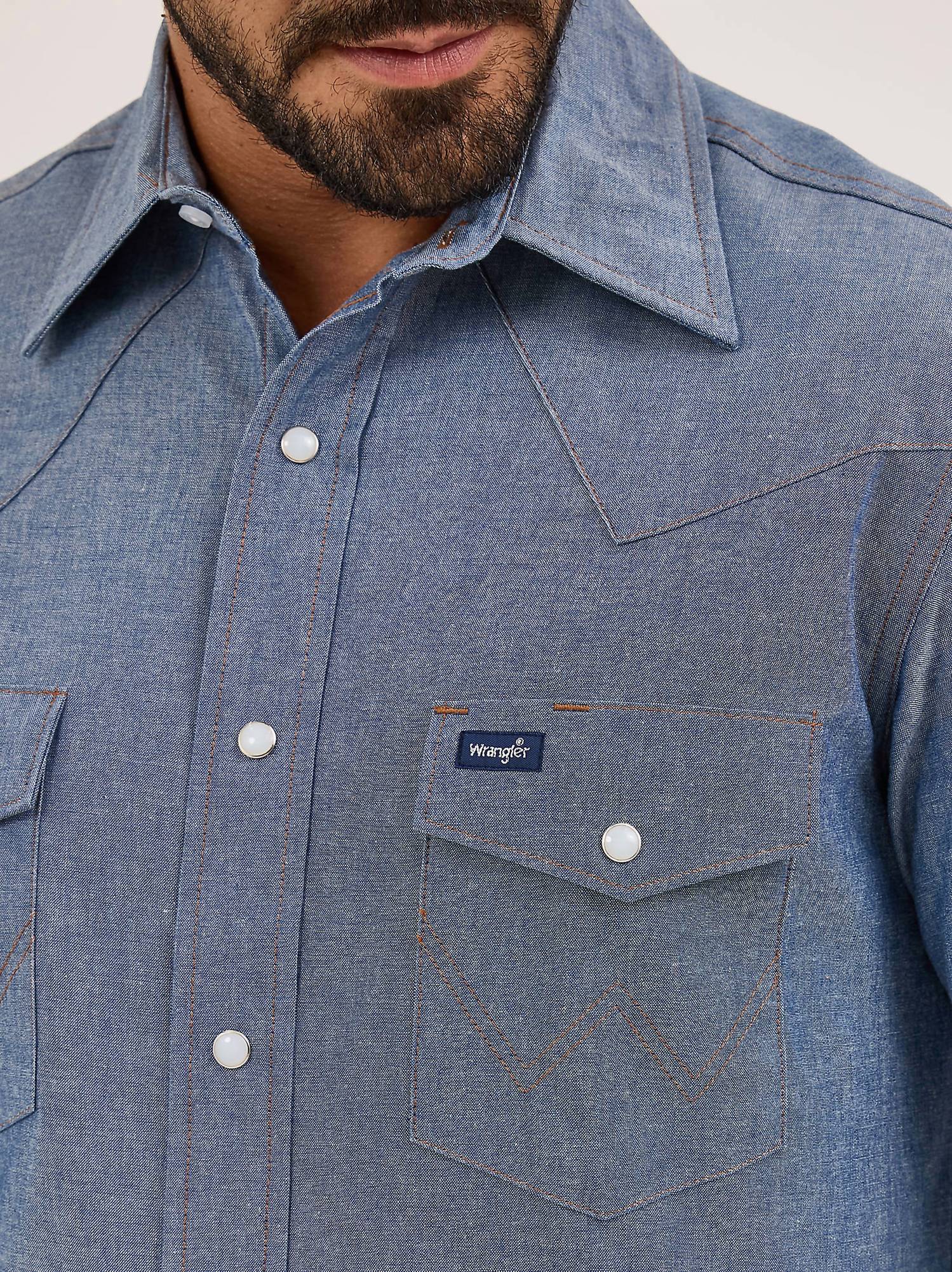 Wrangler - COWBOY CUT DENIM WORK SHIRT