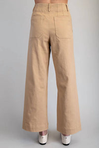 Eesome - Soft Washed Wide Leg Pants