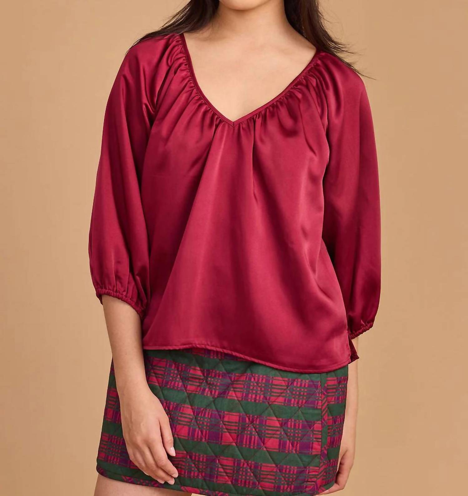 Double A - Beatrice V-neck Top