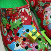 Crocs Women's Disney Classic Xmas Clogs in red green - women's shoe - alternate view
