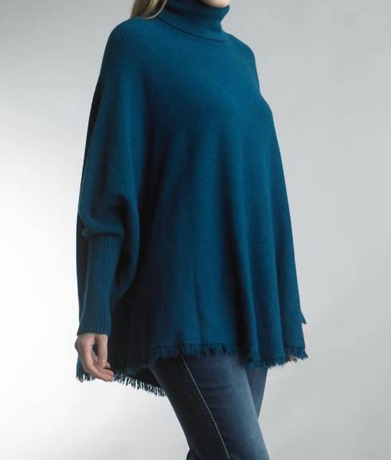 Tempo Paris - Fringe Hem Tunic Sweater