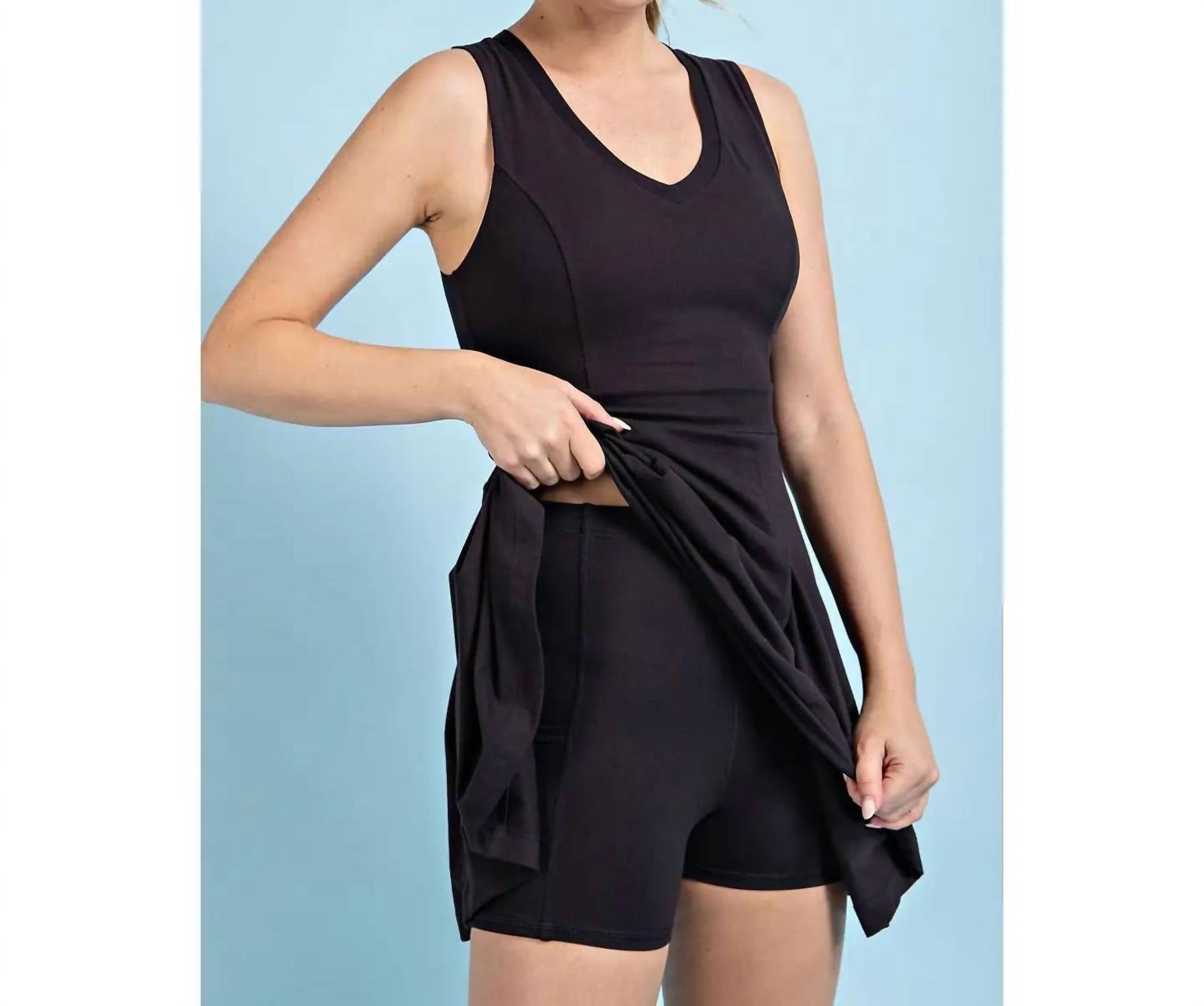 Rae Mode - Butter V Neck Golf Dress And Pants