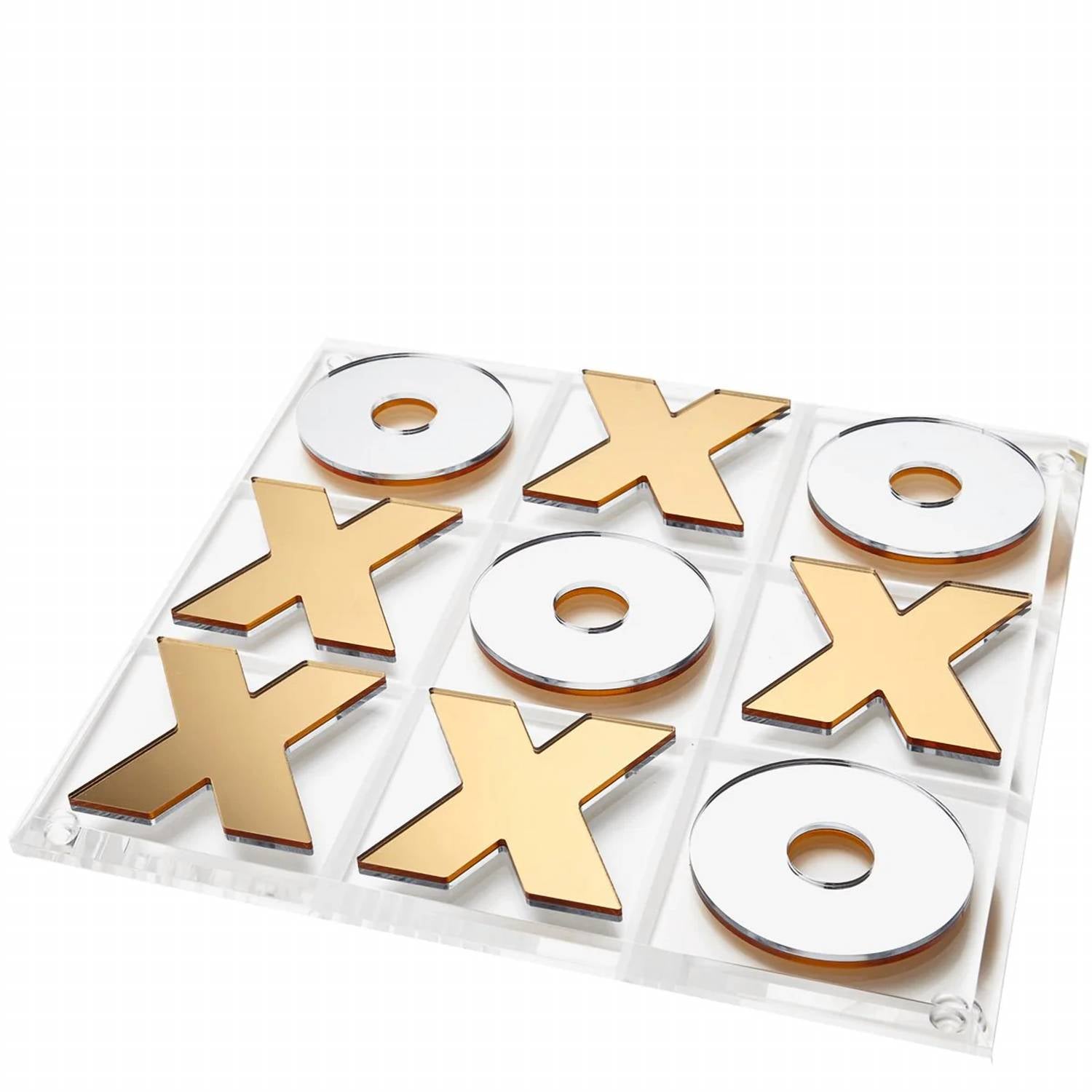 Tara Wilson Designs - Mirror Stripe Tic Tac Toe Set
